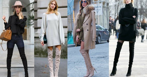 High Heel Knee Boots