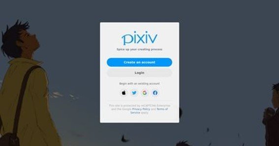 pixiv login